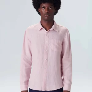 Camisa classic linen - rosa