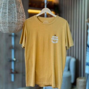 T-shirt stone uki college - amarelo sunset