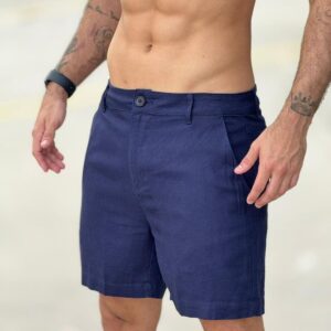 Bermuda alfaiataria brief new - azul marinho