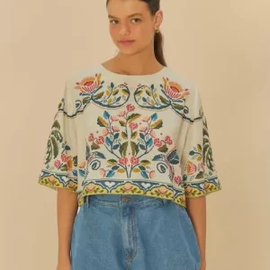 T-Shirt Cropped Estampada Sonho Guaraná