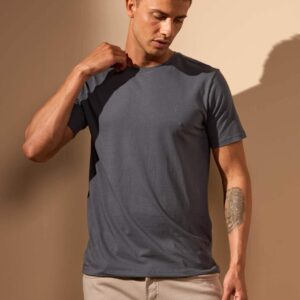 CAMISETA BÁSICA SLIM EGÍPCIO - CHUMBO