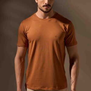 CAMISETA BÁSICA SLIM EGÍPCIO - marrom