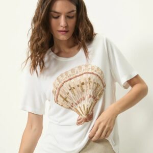 T-Shirt Bordado Concha