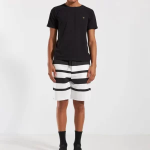 BERMUDA SOL LISTRAS - OFF WHITE