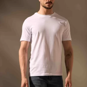 CAMISETA BÁSICA CONFORTO 100% ALGODÃO - BRANCO