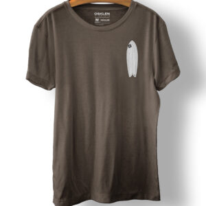 T-SHIRT VINTAGE SHORT BOARD MC- TANGERINA