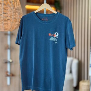 TSHIRT SLIM STONE BLUE OCEAN MC