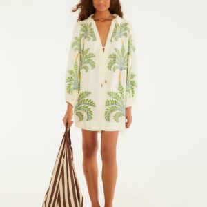 Vestido Camisa Estampado Natureza Floral