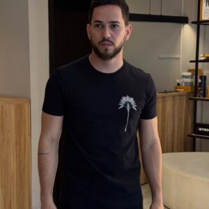 T-SHIRT SLIM VINTAGE IMPERIAL BLACK MC