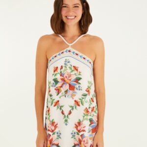 Vestido Curto Estampado Brisa Serena