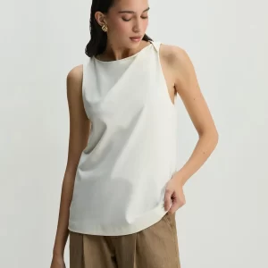 Blusa Malha Torção Ombro