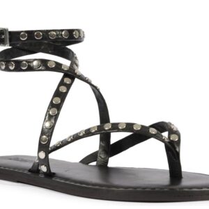 Rasteira Tourino Leather Black