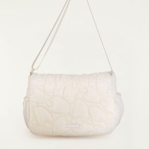 Bolsa Transversal Brisa Puffer Off White