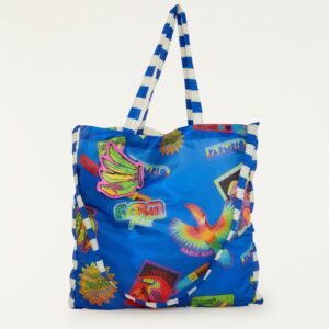 Bolsinha Me Leva Patch Rio Azul x Off