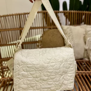 Bolsa Transversal Brisa Puffer Off White