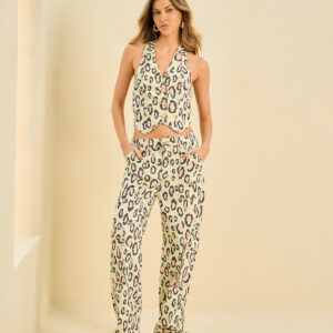 Colete Sarja Estampado