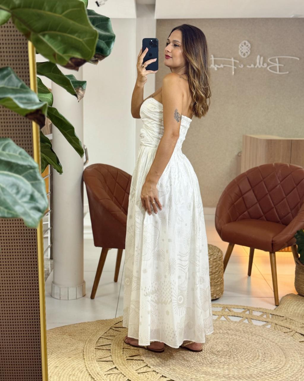 Vestido Estampado Jardim Místico - Imagem 2