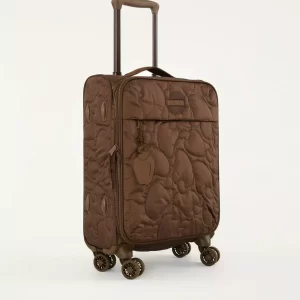 Mala Pequena (Bordo) Tecido Lisos Puffer Marrom