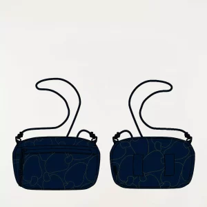 bolsa chuchu puffer azul