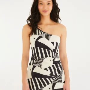 Vestido Curto Estampado Tuca Legal