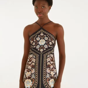 Vestido Curto Estampado Daniela