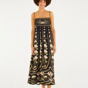 Vestido Longo Estampado Nikita