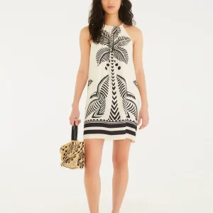 Vestido Curto Listra Tropical