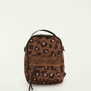 mochila borogodo onça bandana caramelo