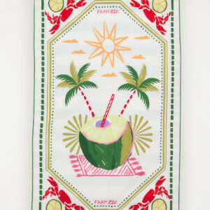 toalha tchibum lenço comida de praia