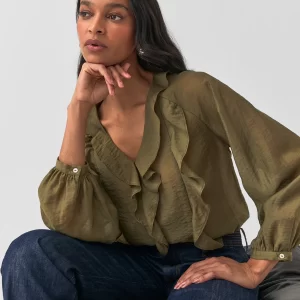 Blusa Detalhe Babados