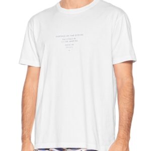 Camiseta Masculina Stone Imaginary Places Branco Osklen