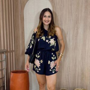 Macaquinho Estampado Jamile