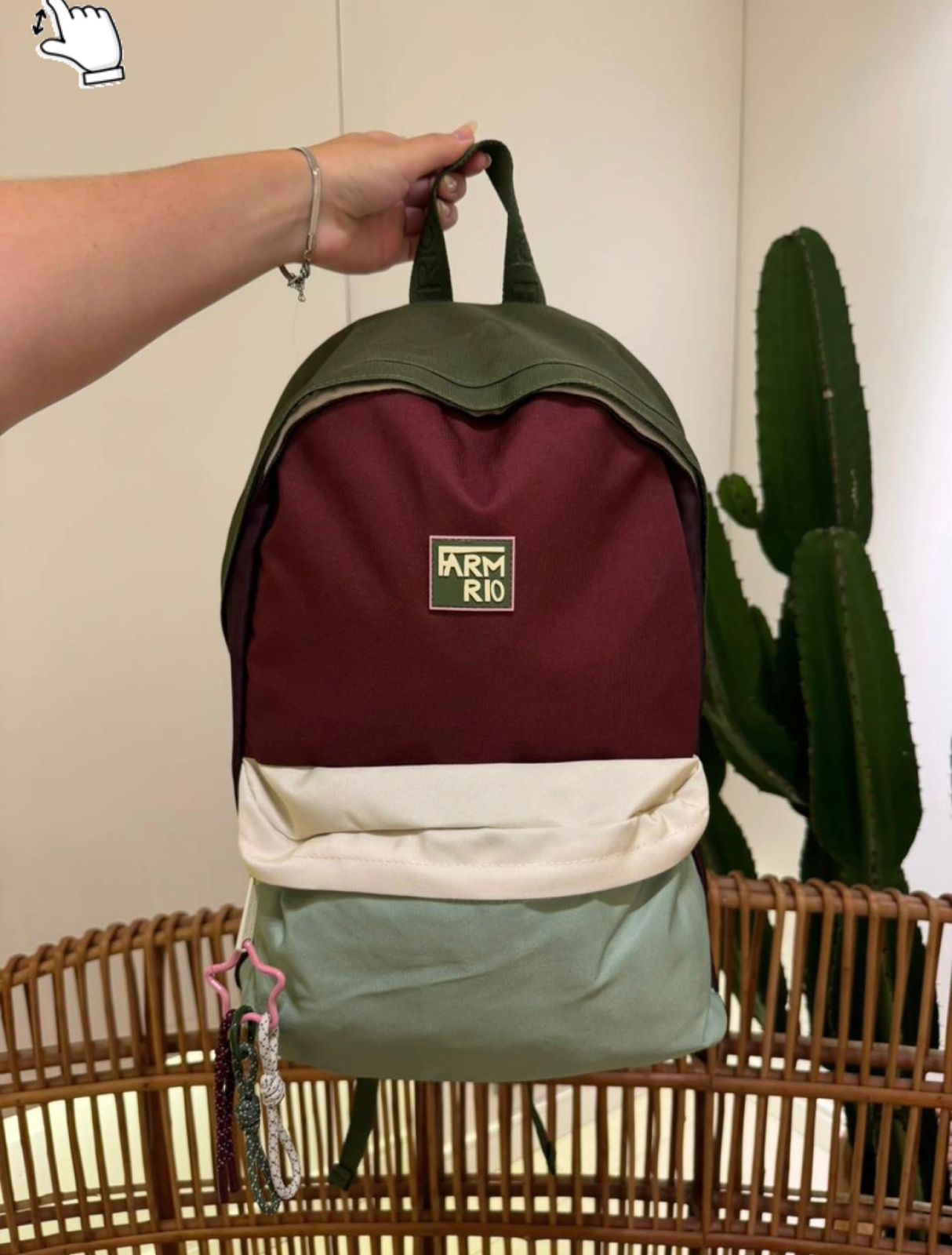 mochila xodo colorblocking