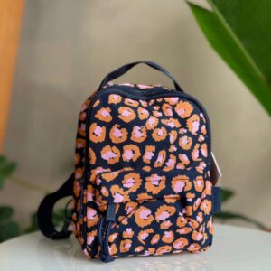 mochila borogodo leopard pop azul