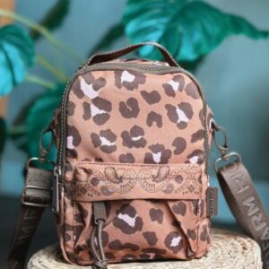 mochila borogodo onça bandana caramelo