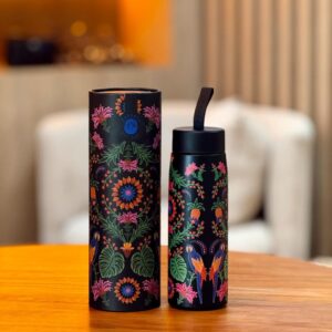 garrafa que sede 750ml tapeçaria