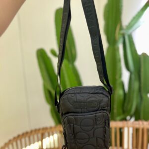 Bolsa Farm Da Gema Puffer Preto