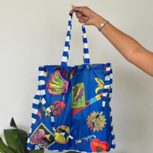 Bolsinha Me Leva Patch Rio Azul x Off