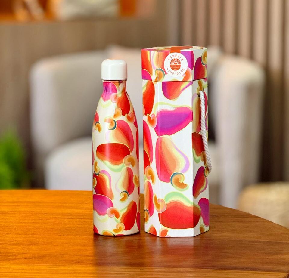 Garrafa Glub Glub Suco De Caju 750ml