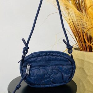 bolsa chuchu puffer azul