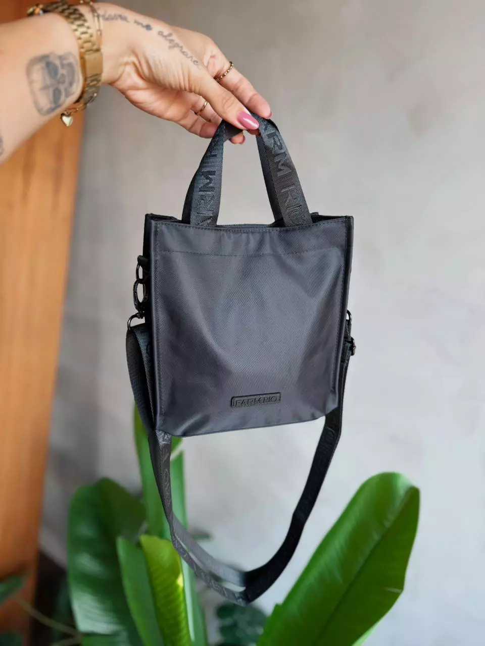 bolsa mimo lisa preto