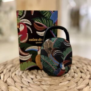 Caixinha De Som Tucanos Com Folhagens