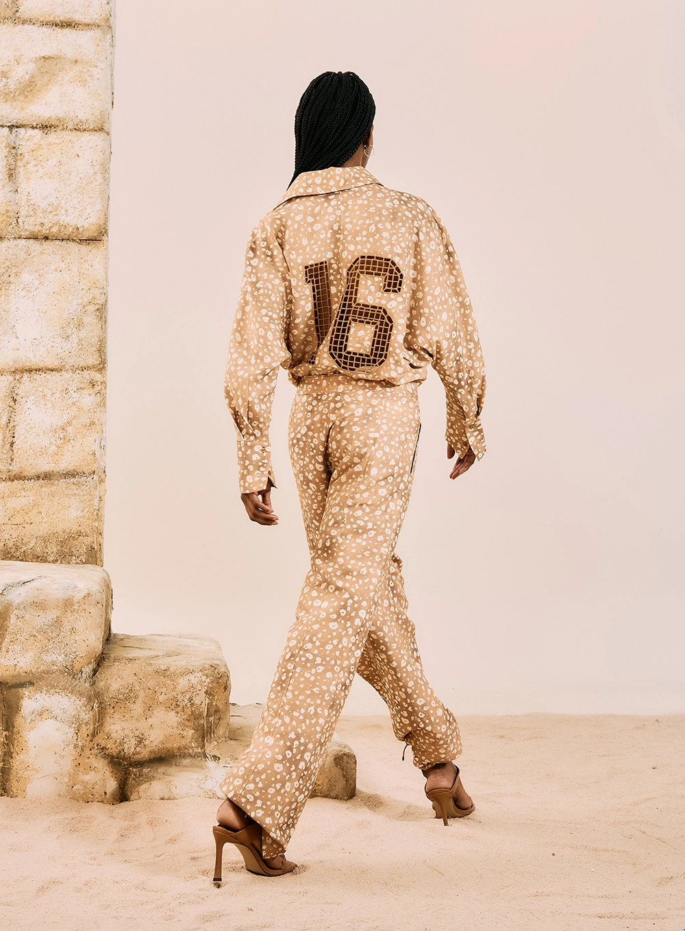 Calça Alfaiataria Wide Leg Animal Print - Imagem 6