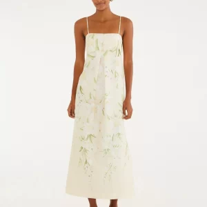 Vestido Longo Alcinha Estampado Gabrielle