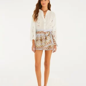 Bata Bordada Richelieu