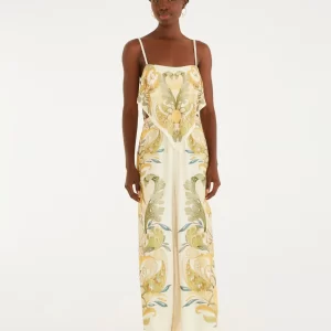 Macacão Estampado Jardim De Mar