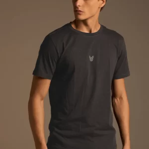CAMISETA ESSENCIAL ALGODÃO EGÍPCIO - CHUMBO
