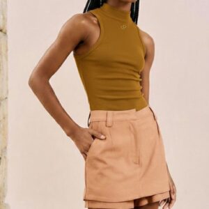 Regata Gola Alta Canelada -Amarela