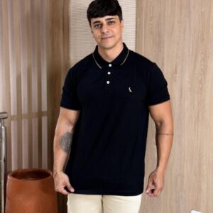 polo enxuto friso unico