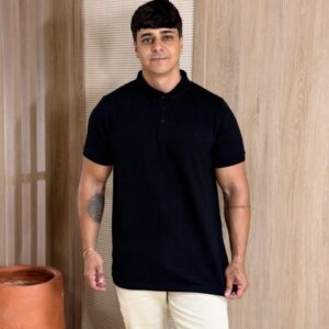 Polo regular seattle -Preto